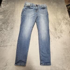 True Religion Jeans Womens 29 Blue Jennie Curvy Mid Rise Skinny Stretch Denim